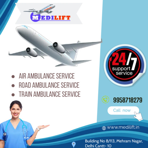 If so, Medilift Air Ambulance from Varanasi to Delhi offers a skilled medical staff and all the most cutting-edge medical tools to keep the patient safe, secure, and comfortable. If you want to reserve a top air ambulance for the welfare of your patient, get in touch with us.
More@ https://bit.ly/2JlWMaX