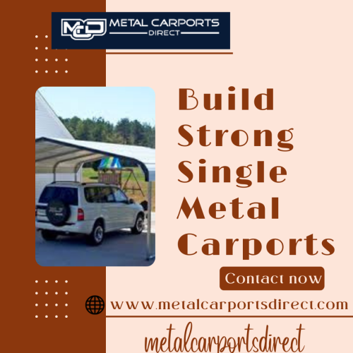 Metal Carports Direct offers carport service. Build now single or double carport as per your need. Company is providing carport service for more than two decades. Protect your vehicle now by call us at 844-337-4137 or visit our website. 

http://www.metalcarportsdirect.com/carports/single-carports-1-car-metal-carports