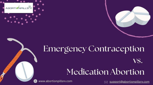 An abortion pill is used to end a pregnancy while emergency contraception restricts a pregnancy from taking place. You can buy MTP Kit online at Abortionpillsrx.com and manage your pregnancy health easily. The medication abortion pills are authentic, safe, and fast shipped to the doorstep. Until then, know everything about the abortion pill vs. Plan B in this post. Read More :- https://www.abortionpillsrx.com/blog/difference-between-an-abortion-pill-and-emergency-contraceptive-pill/