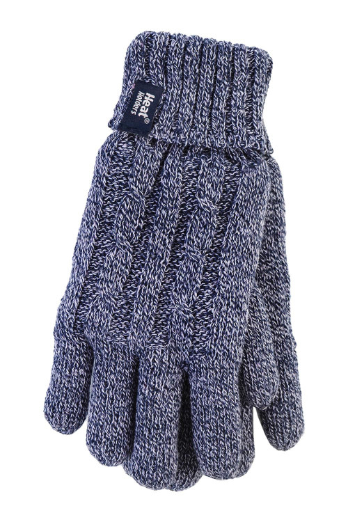 HH Ladies Cable Knit Gloves BLUE 1000X1500