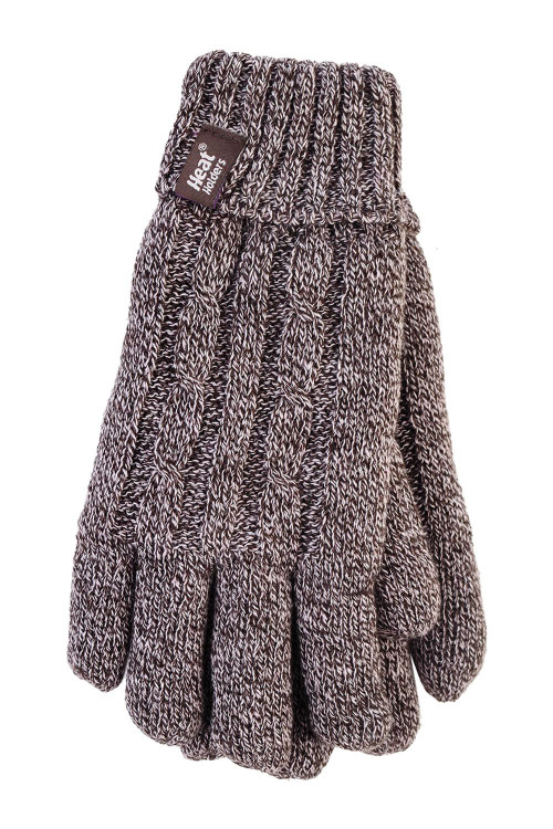 HH Ladies Cable Knit Gloves FAWN 1000X1500