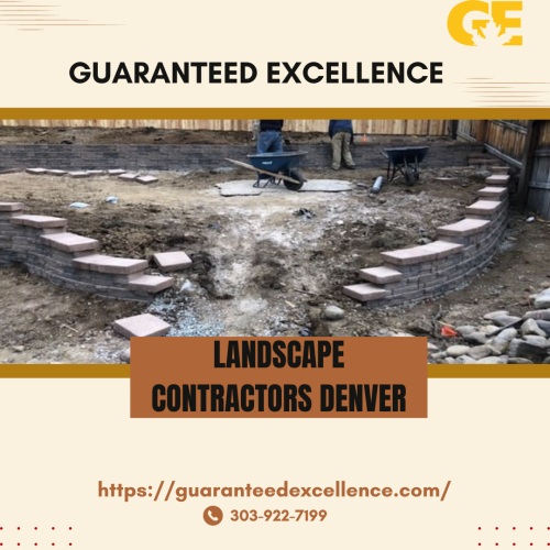 Transform Your Outdoor Space with Expert Denver Landscaping Services. We provides expert solutions for outdoor spaces. From designing to maintenance, our team specializes in creating beautiful and functional landscapes that reflect your unique style and needs.
For more info visit: https://guaranteedexcellence.com/