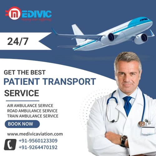 Medivic Aviation Air Ambulance Service in Dibrugarh with a Highly Experienced Medical Team  

Medivic Aviation Air Ambulance Service in Dibrugarh provides complete medical facilities for the patient with all the latest technological medical equipment including highly experienced doctors and paramedical staff to the patients. 
More@ https://bit.ly/2EGzdpi