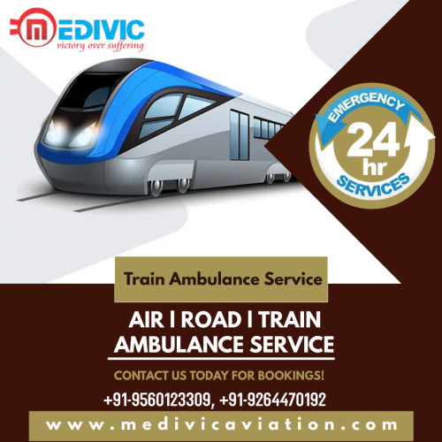 Medivic Aviation Train Ambulance Service in Delhi and Patna provides remarkable medical patient transport service with all modern equipment at a genuine cost. So Instantly book our state-of-the-art medical transport service for emergency patient transfers. 
Web@ https://bit.ly/2twOv8w
More@ https://bit.ly/2GVqwri