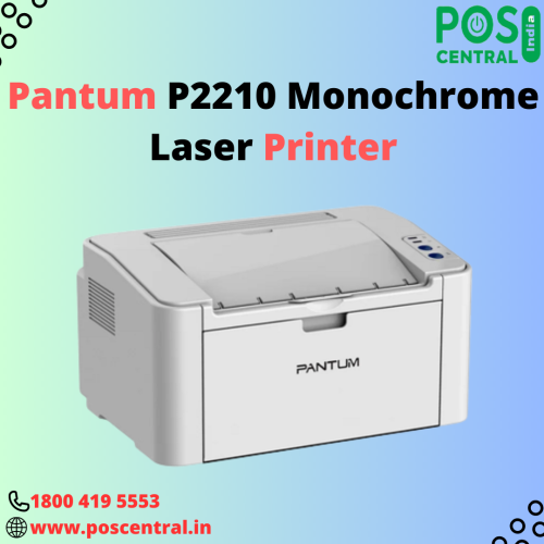 The Pantum P2210 Single Function Monochrome Laser Printer is a reliable and efficient monochrome laser printer. It is easy to set up and operate, allowing users to start printing quickly without any technical hassles. It has a compact design, measuring 337*220*178mm. It has a standard input tray that can hold up to 150 sheets of paper, reducing the need for frequent paper refills. Connectivity options for this printer include a USB 2.0 interface, allowing you to easily connect the printer to your computer or laptop. This laser printer is specifically designed for printing in black and white, making it suitable for text documents, reports, and other monochrome printing tasks. You can visit POS Central India website to Buy Pantum P2210 Monochrome Laser Printer at affordable cost with free delivery. Visit https://www.poscentral.in/pantum-p2210-monochrome-laser-printer.html