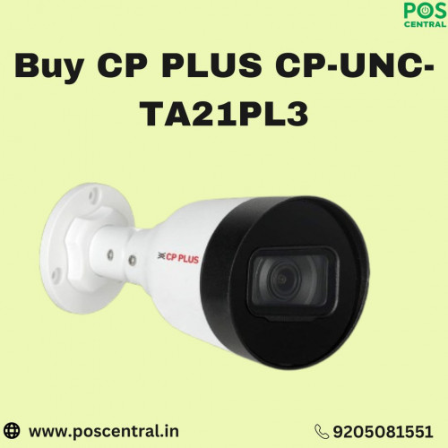 Maximize efficiency with the CP-UNC-TA21PL3, a high-performance IR network bullet camera. This camera supports gCMOB and iCMOB apps for easy remote monitoring and control. It comes with KVMS Pro software for comprehensive surveillance management and uses H.265 video compression for efficient storage and transmission. Advanced features like ROI, DWDR, and 3D-DNR enhance image quality, making it ideal for detailed and reliable security. Buy CP PLUS CP-UNC-TA21PL3 and discover this top-tier solution at POS Central India. Visit for more information: https://www.poscentral.in/cp-plus-cp-unc-ta21pl3-2mp-full-hd-ir-network-bullet-camera.html