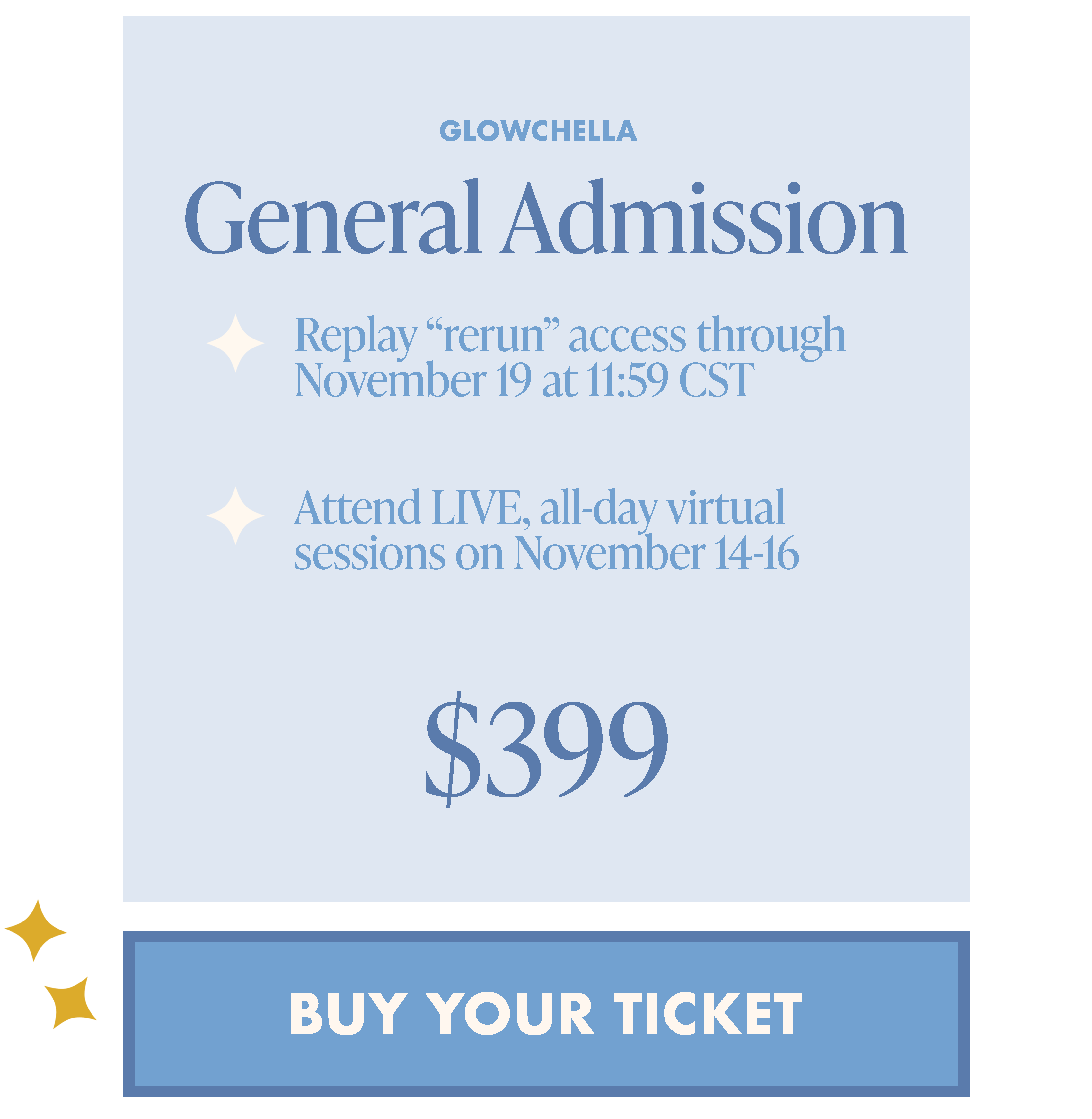 Glowchella GA Ticket