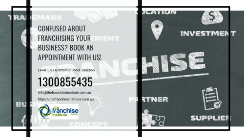 Are you thinking about franchising your business model but confused about the process? Don’t worry! You must consult with a professional to achieve success. Schedule an appointment at https://thefranchiseinstitute.com.au/ to get assistance from The Franchise Institute team or dial 1300 855 435 now.