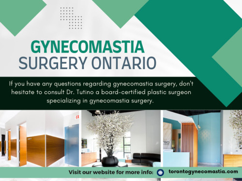 Gynecomastia Surgery Ontario