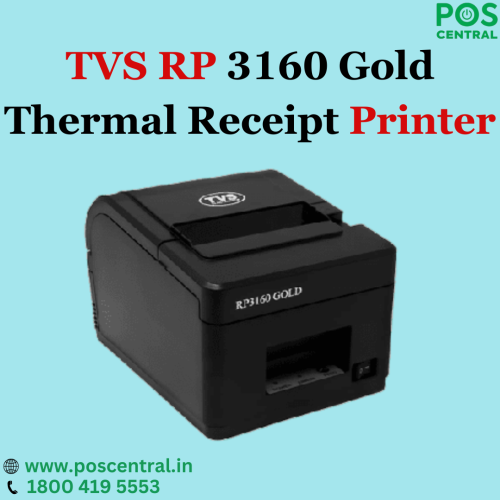 The TVS RP 3160 Gold Thermal Receipt printer combines reliability, speed, and versatility, making it an ideal choice for businesses and retail environments where efficient and high-quality receipt printing is essential. It supports a maximum print width of 80 mm, accommodating standard receipt paper sizes. You can customize your receipts with logos and graphics thanks to the 120 K flash logo capacity, allowing for branding and personalization. Its compact and robust design ensures that it can fit into tight spaces while withstanding the rigour of daily use. Get the TVS RP 3160 Gold from the POS Central India website at an affordable cost with free express delivery. For more information, visit https://www.poscentral.in/tvs-rp-3160-gold-thermal-receipt-printer.html