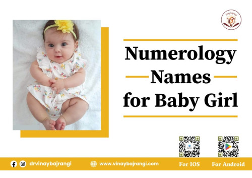 Discover the cosmic guidance for your baby girl's name with Astrologer Dr. Vinay Bajrangi! Unlock the power of choose a Numerology names for baby girl that aligns with her destiny. Trust Dr. Bajrangi's expertise for a meaningful and auspicious name selection journey. Elevate your child's future with numerology names for baby girls today. If you are looking Janam Kundli Making Contact us. For more info visit: https://www.vinaybajrangi.com/calculator/numerology-calculator.php | https://www.vinaybajrangi.com/hindi/kundli.php | https://www.vinaybajrangi.com/services/online-report/business-partnership-compatibility.php