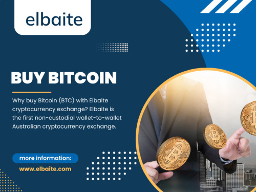 Elbaite, you can easily sell and buy Bitcoin and other crypto without compromising security and convenience. 

Official Website: https://www.elbaite.com

Google Business Site: https://elbaite.business.site

For More Information Visit Here: https://www.elbaite.com/buy-btc

Adress: Ghan, Northern Territory, 872B67 Australia

Find Us On Google Map: http://goo.gl/maps/pk3eVH4Mb1VoRyM49

Our Profile: https://gifyu.com/elbaitecrypto
More Images: 
https://tinyurl.com/25ec8jfh
https://tinyurl.com/2adwn9cn
https://tinyurl.com/2xsfh3vs
https://tinyurl.com/2c2sh6xp