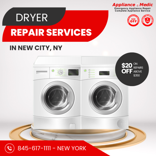 Appliance Medic is your trusted partner for dryer repair services, and we're here to make your experience even better. Right now, we're offering an exclusive deal: get $20 off any dryer repair service valued at $350 or more. Our experienced technicians will swiftly address your dryer's issues, ensuring it functions efficiently. Don't miss out on this limited-time offer to save while enjoying our top-notch repair services. Trust Appliance Medic for quality and affordability.