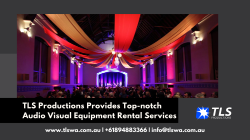 TLS Productions offers premium audio visual equipment rental services that seamlessly enhance your upcoming event. Our equipment is highly adaptable to meet your specific requirements and ensure maximum impact. #audiovisualperth #eventequipmenthireperth #TLSProductions

https://www.tlswa.com.au/hire/audio-visual/