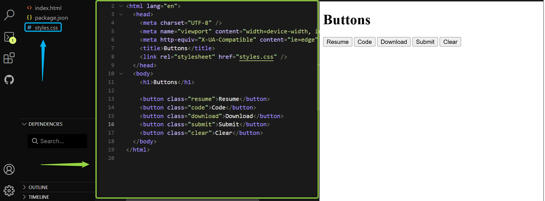 An image showing a CodeSandbox workspace