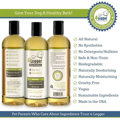 4-Legger Organic Dog Shampoo