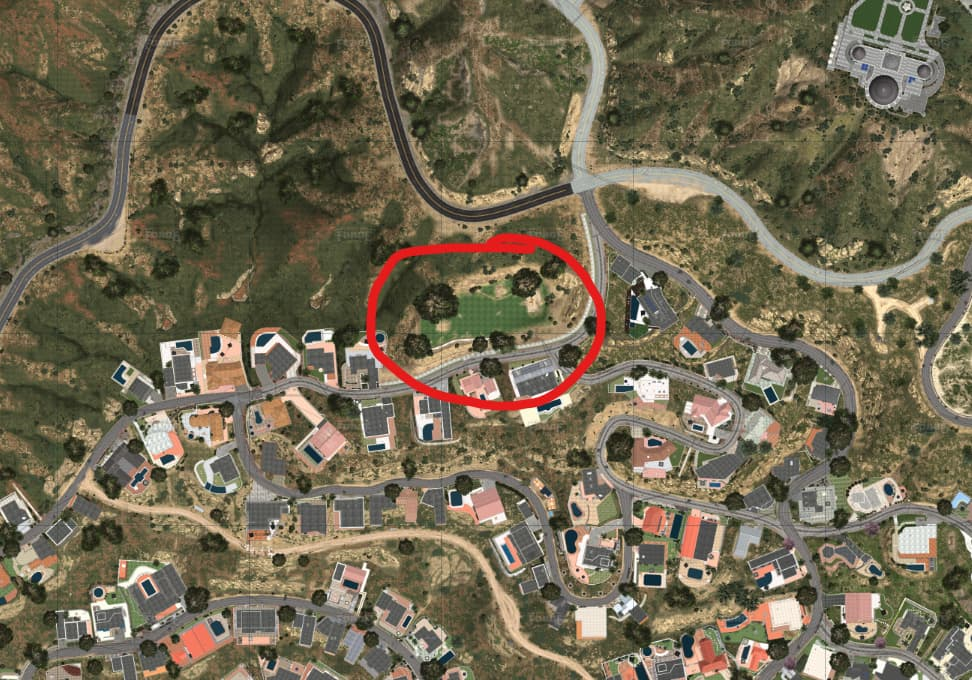 dog park in gta 5 location on map