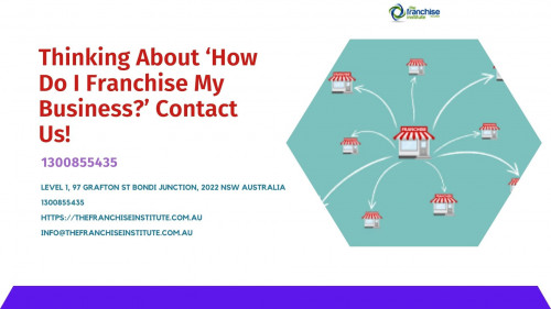 If you are asking yourself how do I franchise my business, then this article is for you. Talking about the practical side of franchising The Franchise Institute provides information on how to transform your business into a franchise business. Everything you are likely to need from compliance with the legal provision and recruitment of franchisees is here. Visit - http://thefranchiseinstitute.com.au