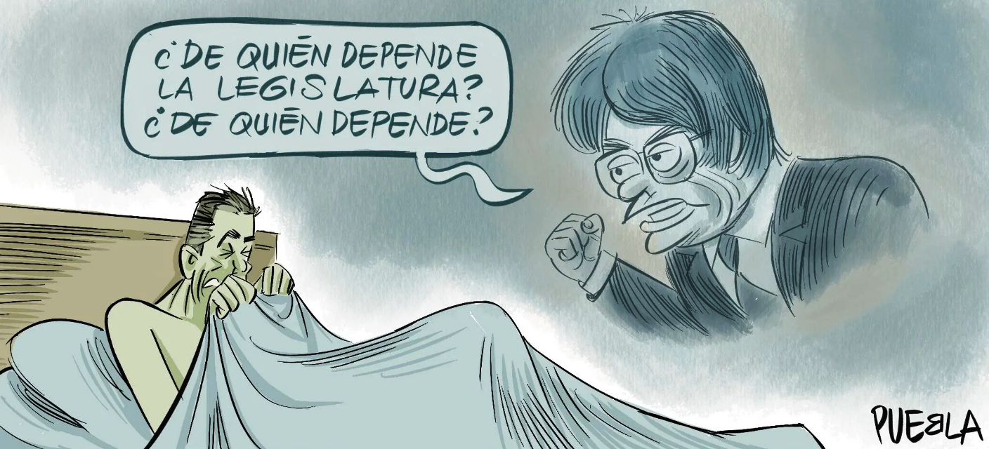 Sanchinflas no duerme por las noches, da patadas, grita y tiene ansiedad