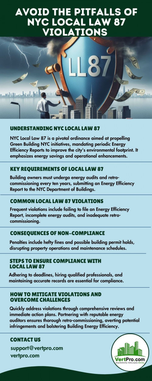 Navigate NYC Local Law 87 with ease. Ensure energy efficiency and avoid penalties with our expert compliance tips.