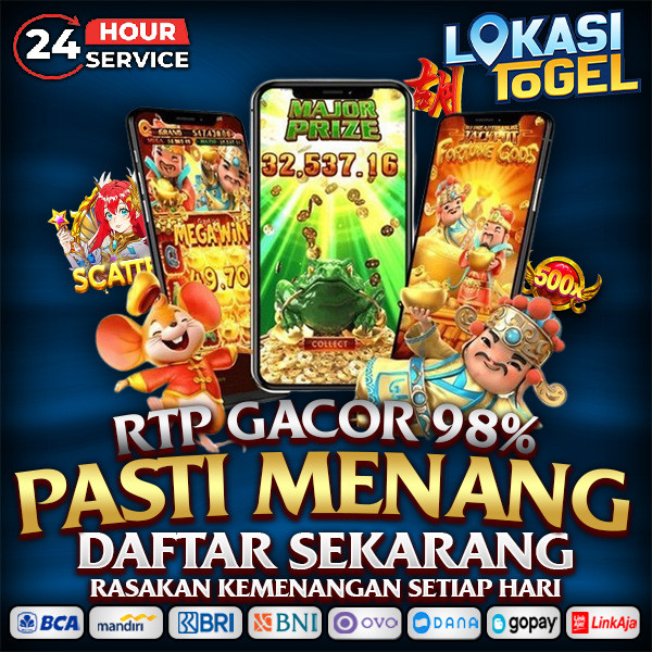 LOKASITOGEL > SLOT GACOR DENGAN WINRATE 98% PASTI MENANG