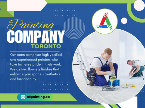 Are you looking for a Painting Company Toronto that can give your home a fresh, new look while ensuring quality and professionalism? 

Choosing the right painting contractor is crucial to achieving the desired results, whether it's for interior or exterior painting. Asking the right questions before hiring a painting company can save you from headaches. 

Visit Our Website: https://allpainting.ca/

All Painting Toronto

Address: 18 King Street East, Suite 1400, Toronto, On, M5c 1c4
Phone: (416)-710-4224
Email: Info@allpainting.ca

Find Us On Google Map: https://maps.app.goo.gl/TikCDVfNgfp8PmCdA

Our Profile: https://gifyu.com/allpainting

See More:

https://is.gd/n9wqSF
https://is.gd/4AFL0K
https://is.gd/U5Jybn
https://is.gd/tRE3tO