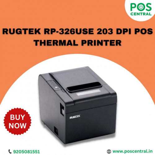 Transform your checkout experience with the Rugtek RP326 Thermal Receipt Printer! This high-performance printer offers fast, reliable printing, ensuring quick service at your point of sale. With support for multiple paper types and sizes, the Rugtek RP326 is designed to meet diverse business needs. Its compact design saves space while delivering excellent print quality. Improve efficiency and customer satisfaction at your checkout with this durable printer. Get the Rugtek RP326 today from POS Central India. For more information, visit https://www.poscentral.in/rugtek-rp-326use-203-dpi-pos-printer.html