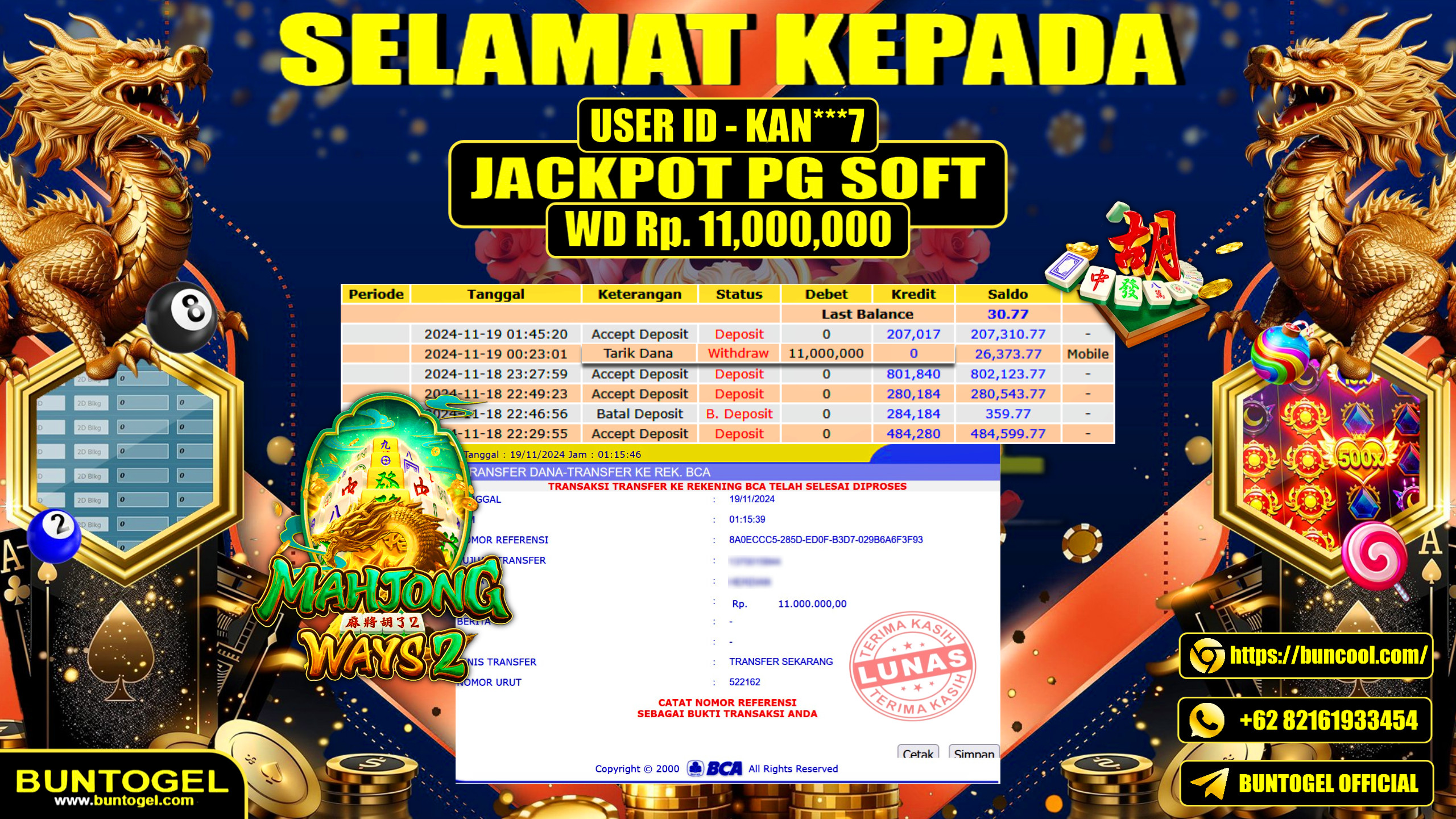 BUKTI BAYAR BUNTOGEL