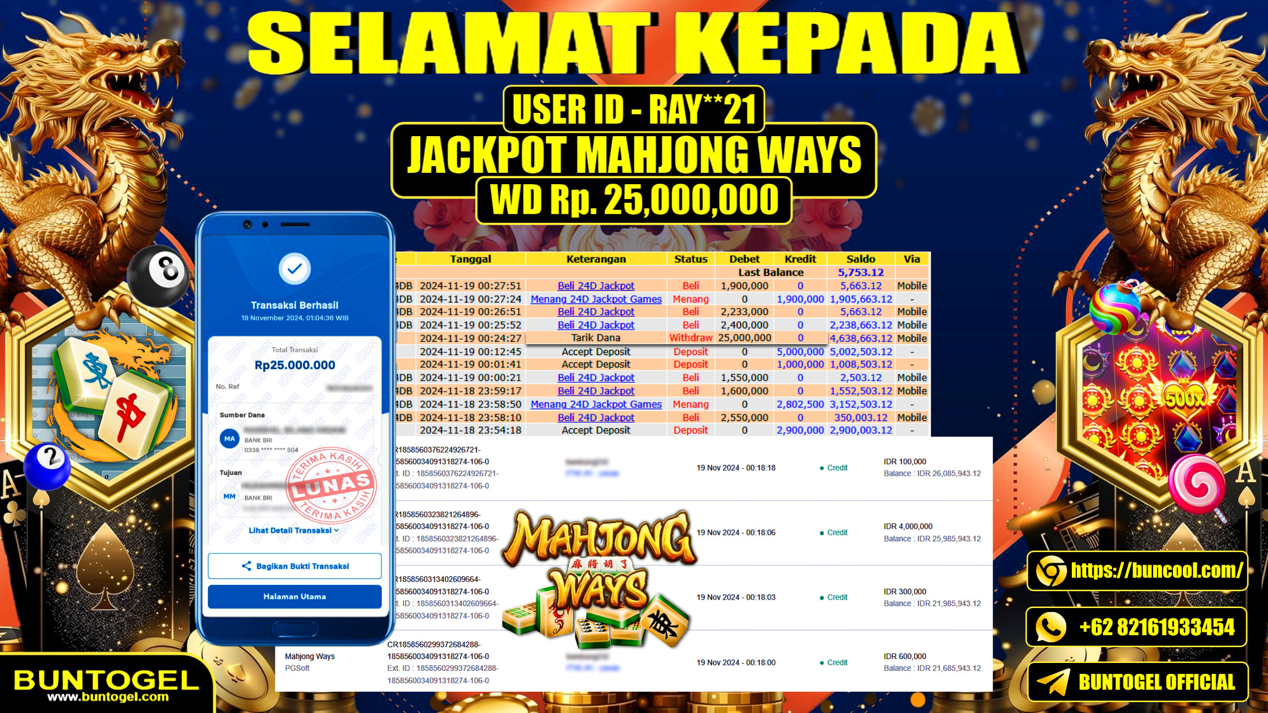 BUKTI BAYAR BUNTOGEL