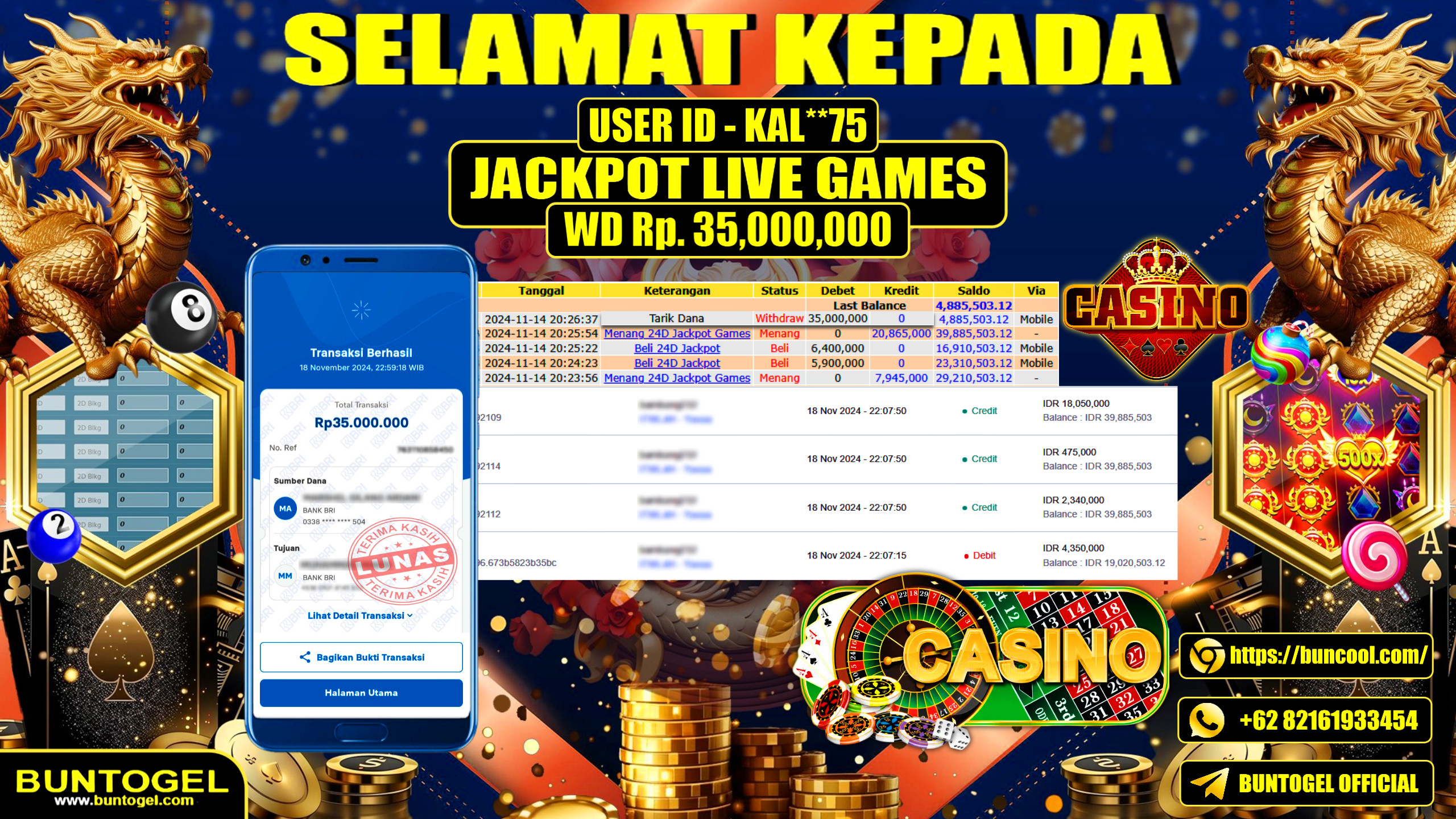 BUKTI BAYAR BUNTOGEL