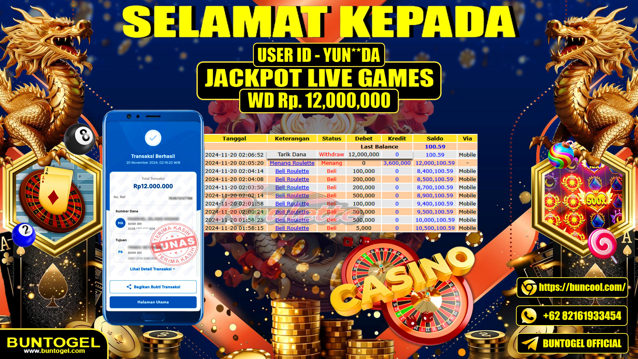 BUKTI BAYAR BUNTOGEL