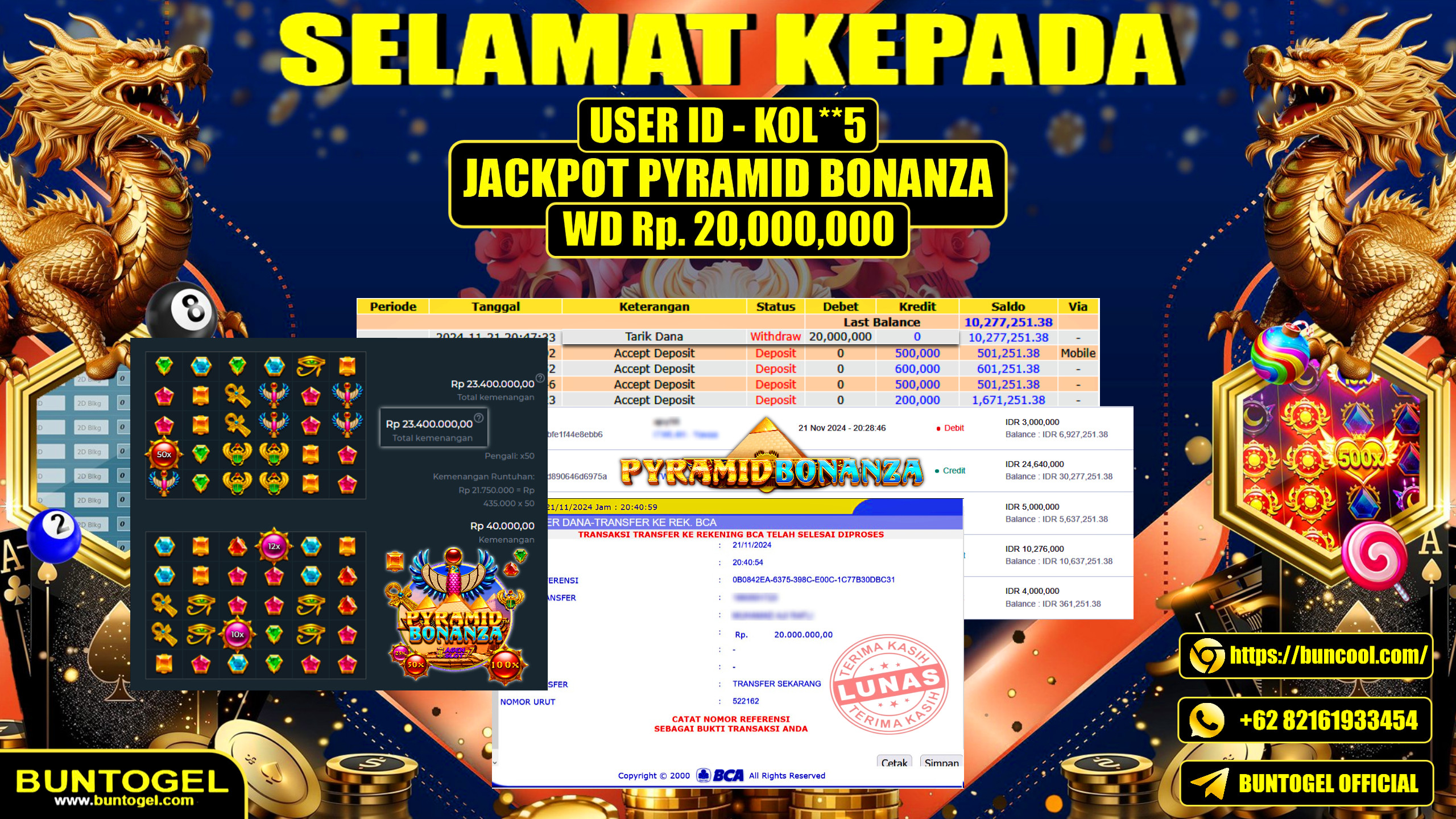 BUKTI BAYAR BUNTOGEL