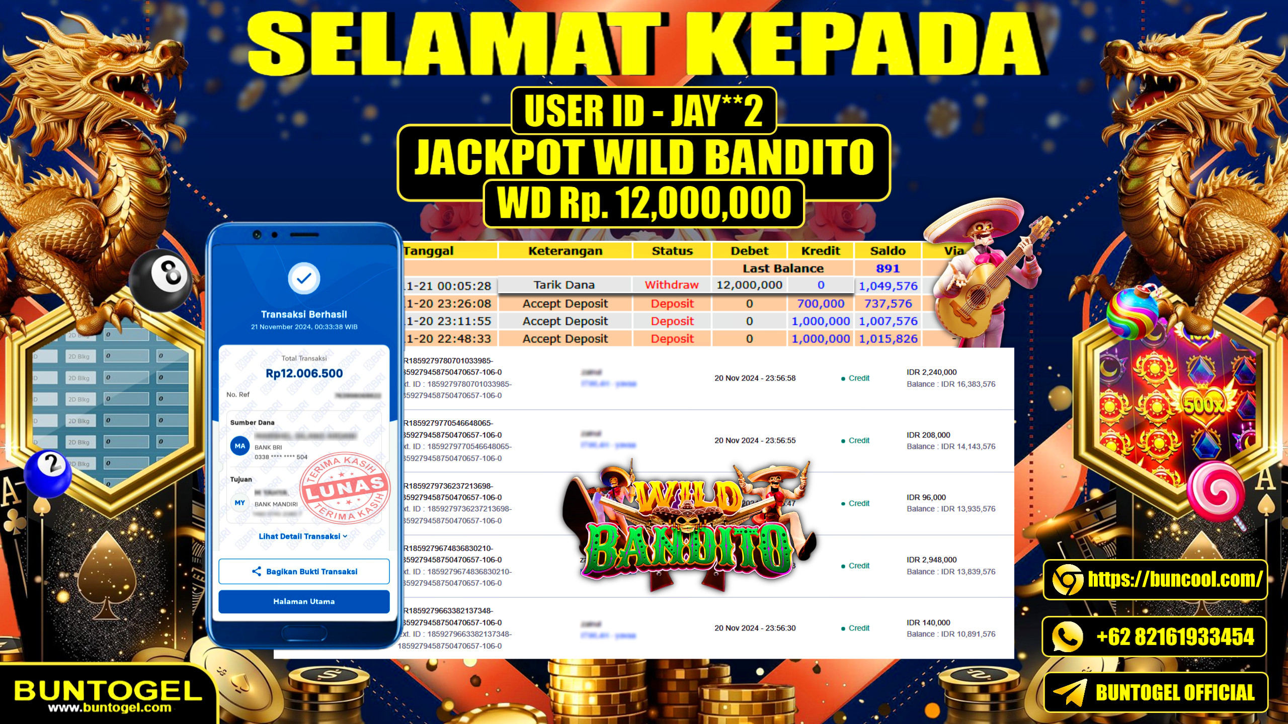 BUKTI BAYAR BUNTOGEL
