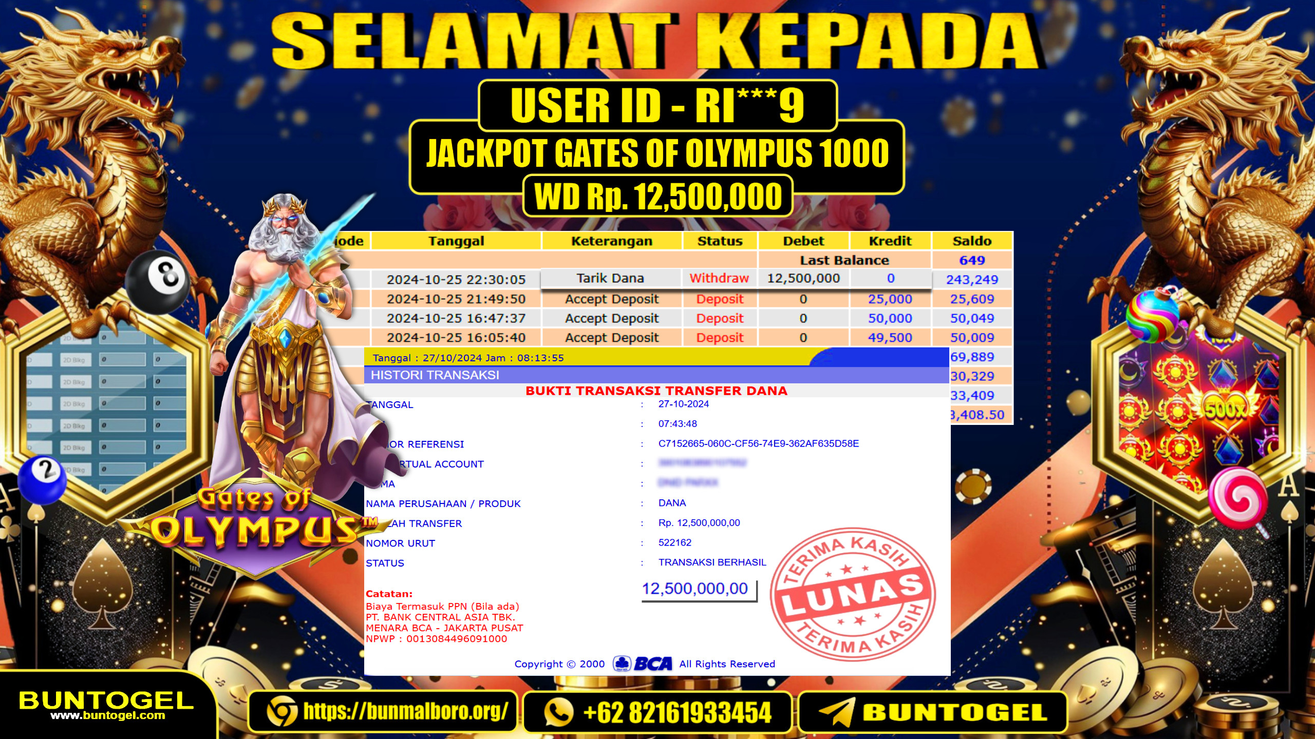 BUKTI BAYAR BUNTOGEL