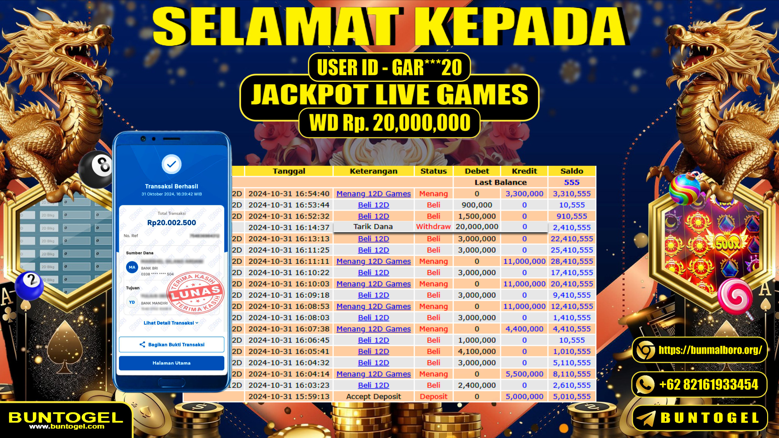 BUKTI BAYAR BUNTOGEL