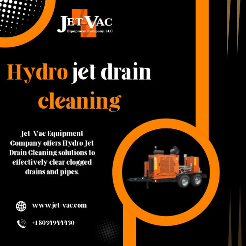 Jet-Vac Equipment Company offers Hydro Jet Drain Cleaning solutions to effectively clear clogged drains and pipes. Using high-pressure water jets, it removes stubborn debris, grease, and buildup, restoring smooth water flow. Ideal for both residential and commercial needs, Jet-Vac ensures reliable performance. For expert service, call +1 803-494-4430 for more information.
Visit us: https://www.jet-vac.com/