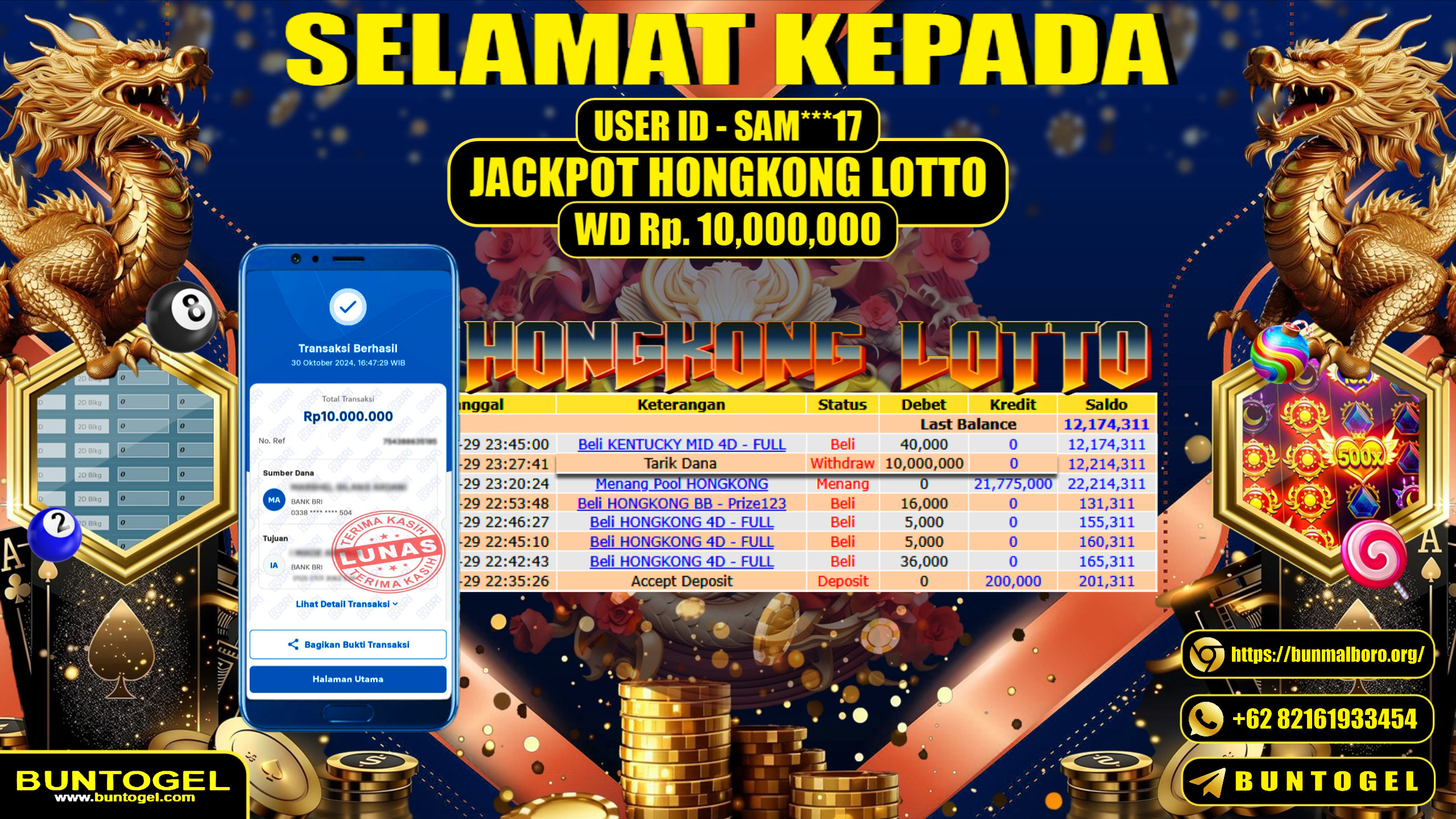 BUKTI BAYAR BUNTOGEL