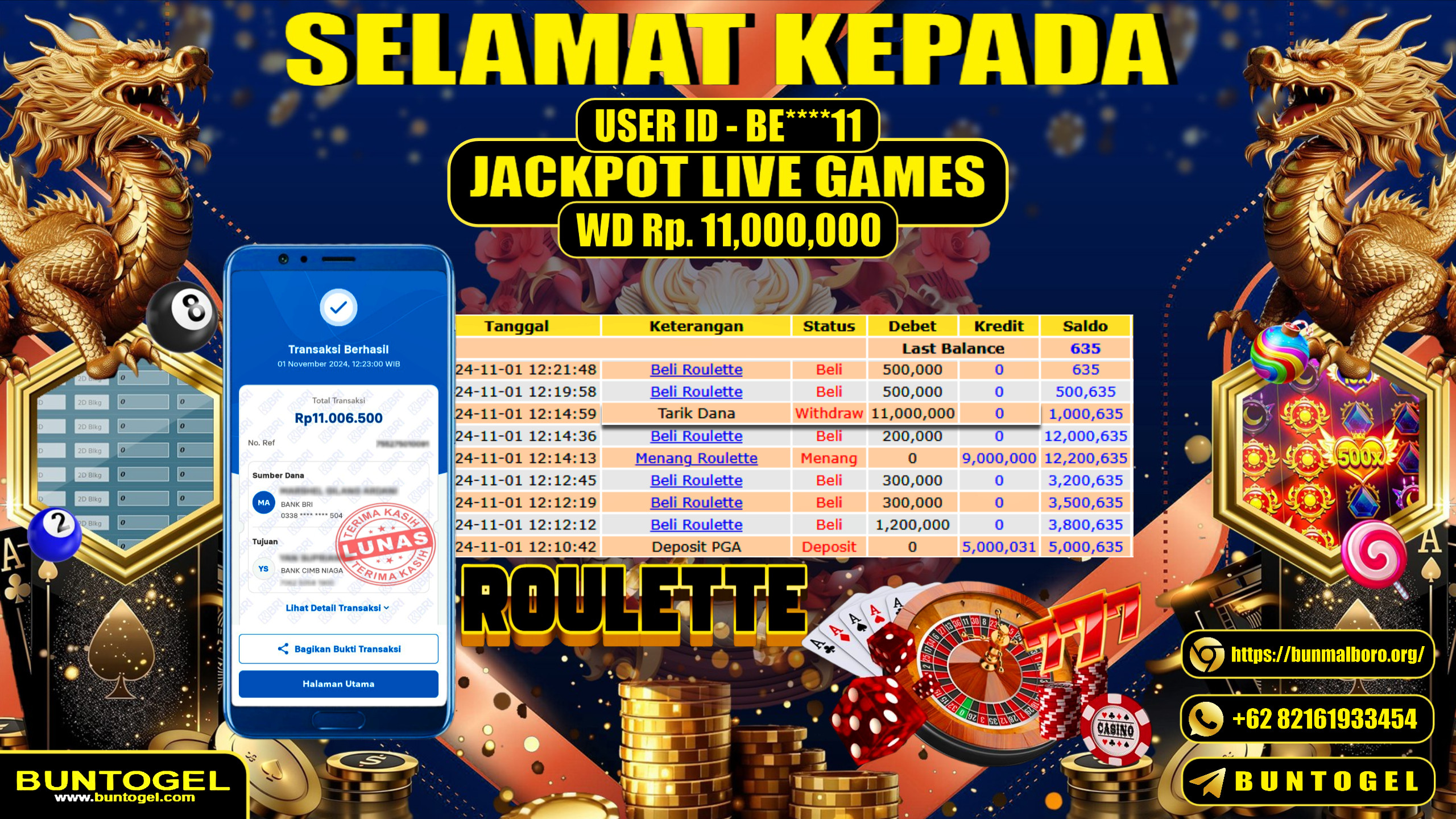 BUKTI BAYAR BUNTOGEL