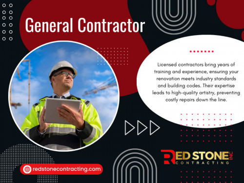 Hiring a general contractor for commercial projects is a significant decision that can greatly impact the success of your project. 

Official Website: https://redstonecontracting.com

Contact: Home Renovation Contractors By Red Stone Contracting
Address: 1040 Speers Rd, Oakville, ON L6L 2X4, Canada
Phone: +1 905-901-1006

Find Us On Google Map: https://maps.app.goo.gl/kb5UoNkzTXieMSNX9

Our Profile: https://gifyu.com/homeaddition
More Images: https://tinyurl.com/2yw3zrw3
https://tinyurl.com/29rvdpbw
https://tinyurl.com/28n7ftoa
https://tinyurl.com/2xn4urbl