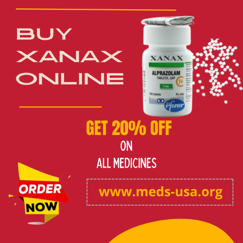 Xanax, also known by its generic name alprazolam, is a prescription medication used for the management of anxiety and panic disorders. It works by enhancing the effects of a neurotransmitter called gamma-aminobutyric acid (GABA), which helps to calm the brain and nervous system.

Order :  https://meds-usa.org/product/xanax-2mg/