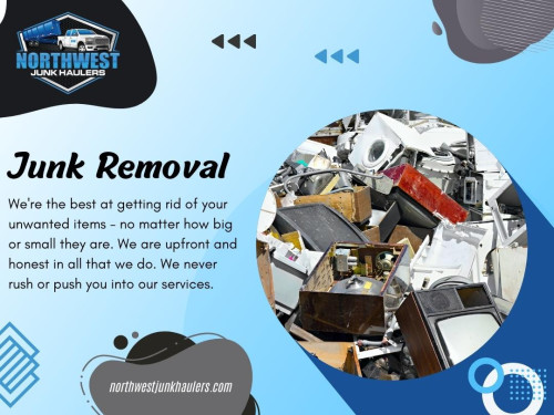 We proudly offer our junk removal services across multiple locations. Whether you need Arlington junk removal or our services in Lynnwood, we are here to assist you. Our wide coverage area ensures that you can access our professional junk removal services no matter where you are located. 

Official Website: https://northwestjunkhaulers.com/

Northwest Junk Haulers
Address:  9023 Merchant Way, Everett, WA 98208, United States
Phone: +14255350247

Find Us On Google Maps: http://goo.gl/maps/RVHe5Xmph1ZZM4Nv7

Google Business Site: https://northwest-junk-haulers.business.site/

Our Profile: https://gifyu.com/northwestjunk

More Images:
https://rcut.in/lrknyfqS
https://rcut.in/qymFMBzO
https://rcut.in/NOthJNuG