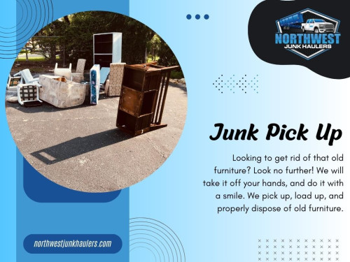 Before diving into the selection process, take some time to assess your specific needs. Do you require only Junk pick up or any specialized services? Understanding your needs will help you communicate effectively with the junk removal service providers and ensure they can accommodate your requirements.

Official Website: https://northwestjunkhaulers.com/

Northwest Junk Haulers
Address:  9023 Merchant Way, Everett, WA 98208, United States
Phone: +14255350247

Find Us On Google Maps: http://goo.gl/maps/RVHe5Xmph1ZZM4Nv7

Google Business Site: https://northwest-junk-haulers.business.site/

Our Profile: https://gifyu.com/northwestjunk

More Images:
https://rcut.in/OUxRWhKV
https://rcut.in/lrknyfqS
https://rcut.in/qymFMBzO