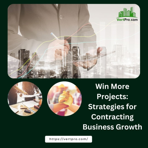 Discover expert tips and strategies to grow your contracting business and win more projects. Read our comprehensive guide now and achieve business success with VertPro.

Read More:https://blog.vertpro.com/winning-more-projects-and-growing-your-contracting-business-tips-and-strategies/