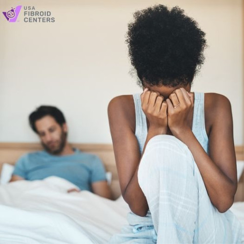 Do you experience pain and discomfort during sex? This is one of the common Fibroid symptoms. Click this link to find out if you have fibroids-

https://www.usafibroidcenters.com/uterine-fibroid-symptoms/pain-during-sex/