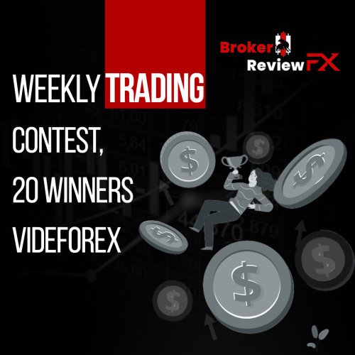 VideForex Live Trading contest where the top 4 traders are getting $20 USD in cash including more valuable prizes and bonuses. The competition held every week that doesn’t require any registration to join. The winners determined by the no. of trades executed.