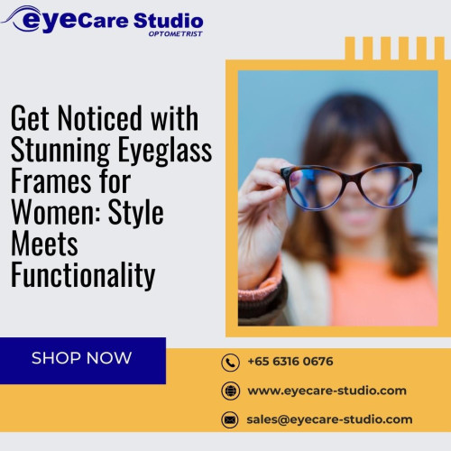 Are you a modern, trend-setting woman on the lookout for eyeglass frames that not only enhance your vision but also elevate your style? Look no further! Our exclusive collection of eyeglass frames for women is designed to offer you the perfect blend of fashion and functionality, making you the epitome of elegance and grace.

Website: https://www.eyecare-studio.com/
Phone: +65 6316 0676
E-mail: sales@eyecare-studio.com
Address: 63 Jurong West Central 3 Jurong Point 2 #01-13 Singapore 648331