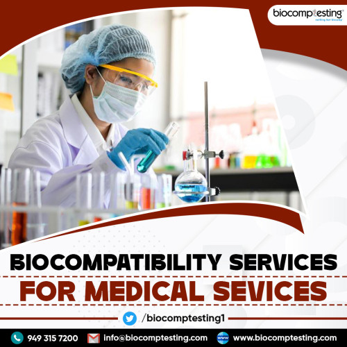 Biocomptesting, Inc. offers a wide range of biocompatibility services to help medical device producers achieve legal standards and guarantee the security of their patients' products. We provide comprehensive evaluations to determine the compatibility of medical equipment with biological systems thanks to our experience and cutting-edge facilities. Our team of knowledgeable scientists and technicians performs numerous studies to assess any dangers connected to the components used in medical devices. Please contact us right away if you need our help or have any questions. We are available to help you!

https://www.biocomptesting.com/industries/