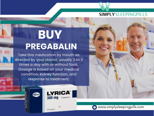 You must have looked to buy Pregabalin, a medication known for its effectiveness in treating anxiety and related disorders. Anxiety is a prevalent mental health disorder that impacts millions of individuals worldwide.

Official Website: https://www.simplysleepingpills.com

Click here for more information: https://www.simplysleepingpills.com/product/pregabalin-300mg/

Our Profile:  https://gifyu.com/simplysleeping