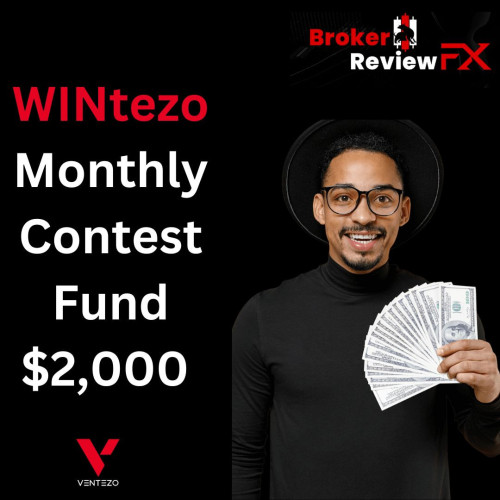 Monthly Contest Fund by Ventezo with a prize of $2000 USD cash. Each month 13 traders are awarded a cash prize for generating the highest trading volume throughout the month. The contest is held monthly, and all the participants are added to the campaign automatically as long as the promo remains valid.