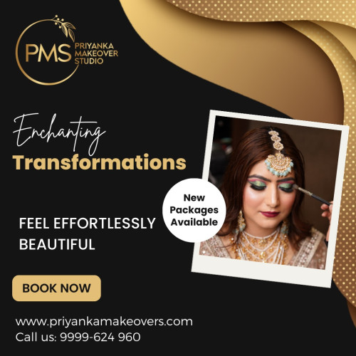Experience the enchantment of transformation as our experts create stunning looks that make you feel effortlessly beautiful. https://www.priyankamakeovers.com/